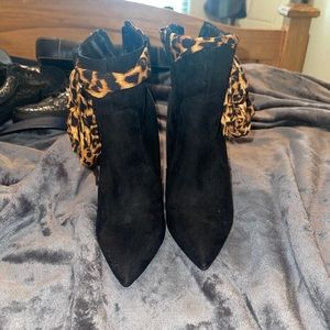 JustFab Black Booties